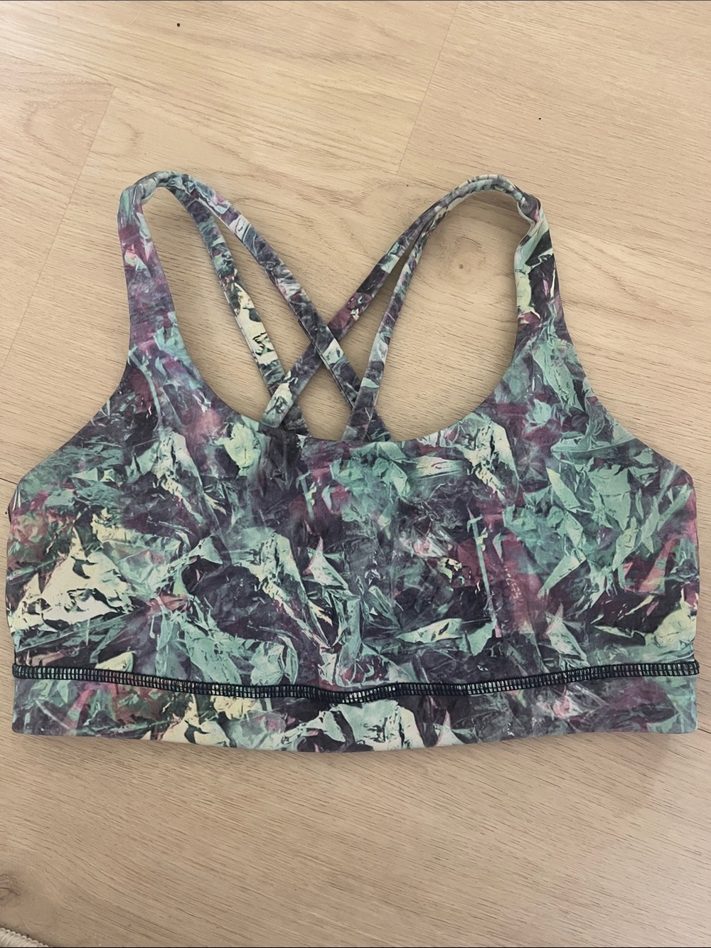Lululemon floral sports bra size 8